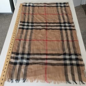 Burberry Giant Gauze Scarf
